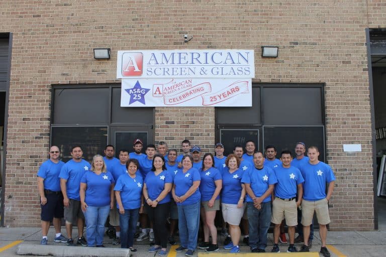 The American Screen & Glass team outside the Sterling, Virginia shop